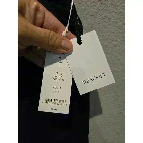 The Script Women's Slim Fit Blue Dress Pants Size 2 Casual - Picture 5 of 8